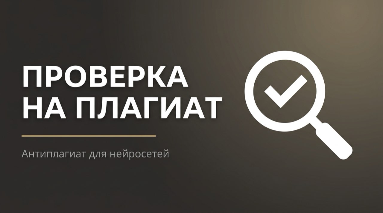 Антиплагиат на нейросеть