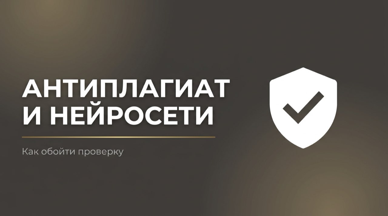 Антиплагиат видит нейросеть что делать