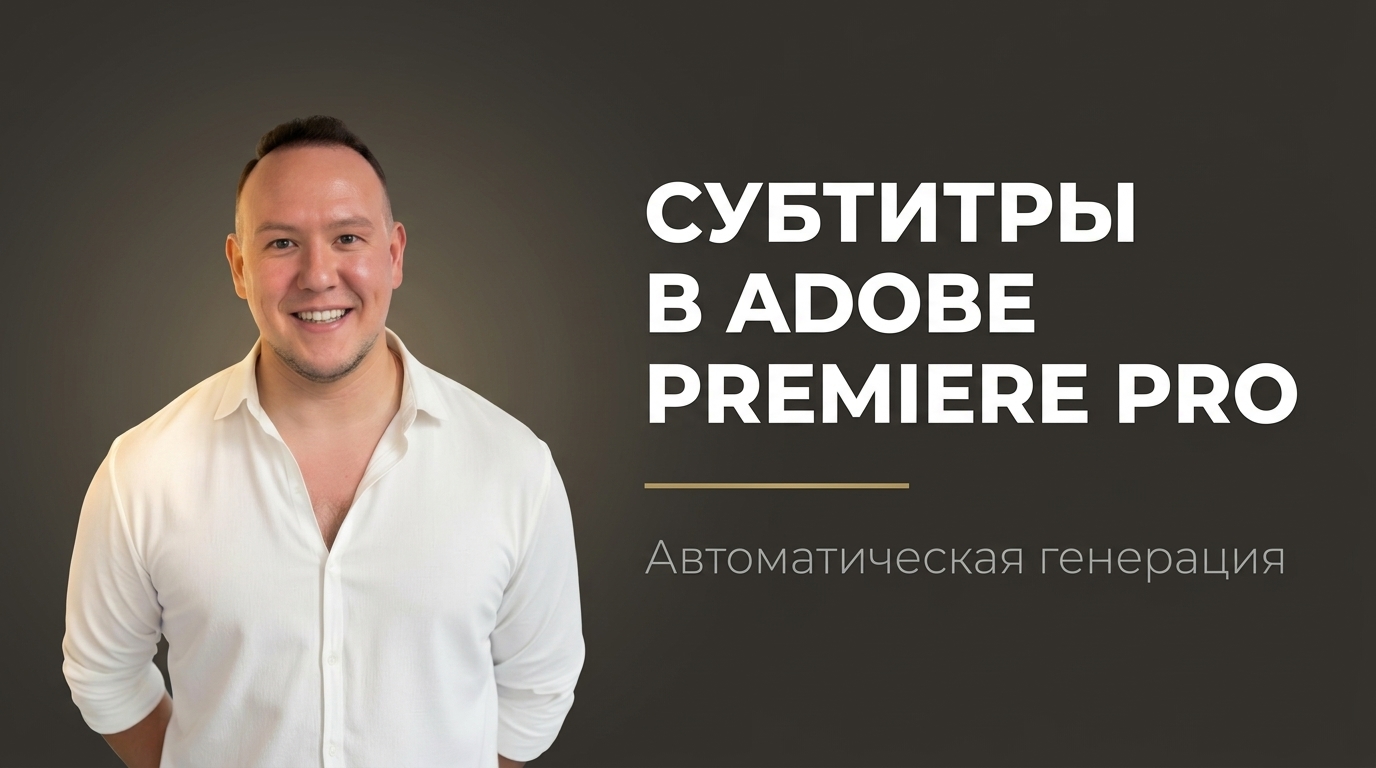 Автоматические субтитры в adobe premiere pro
