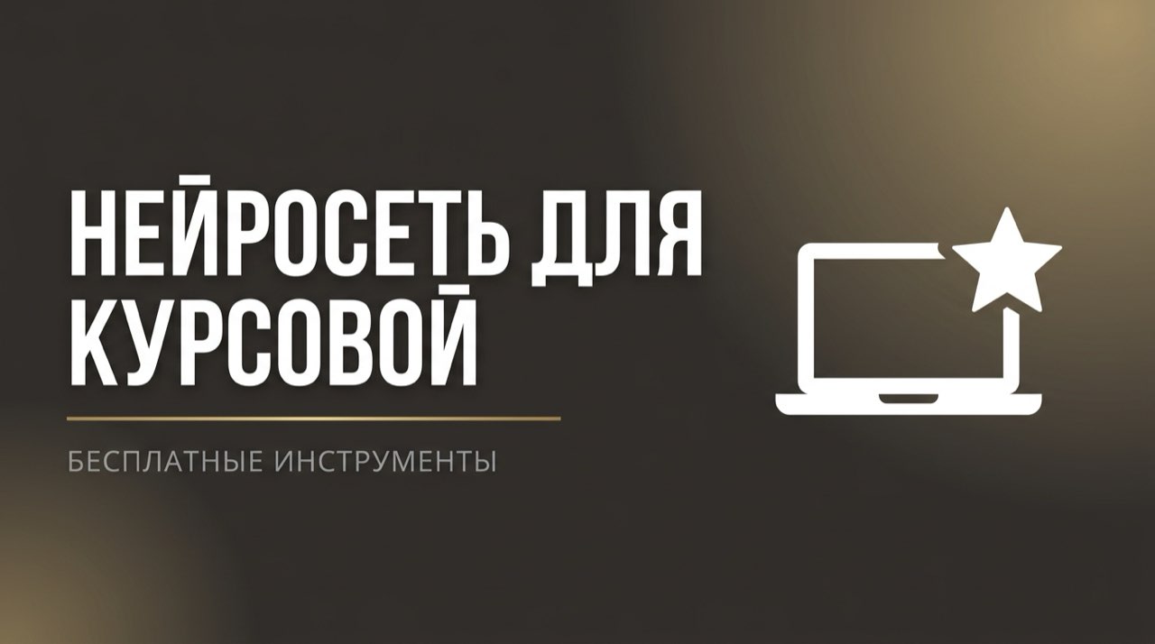 Бесплатная нейросеть для написания курсовой работы