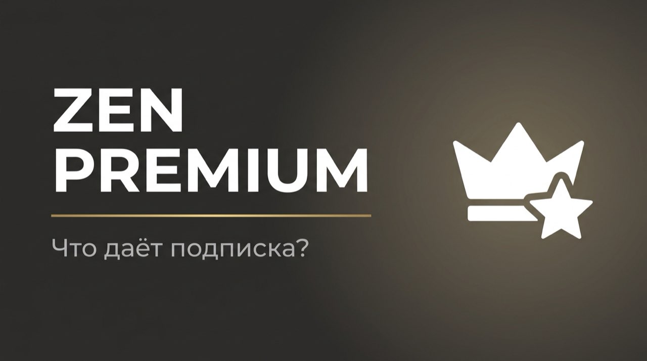 Дзен премиум подписка
