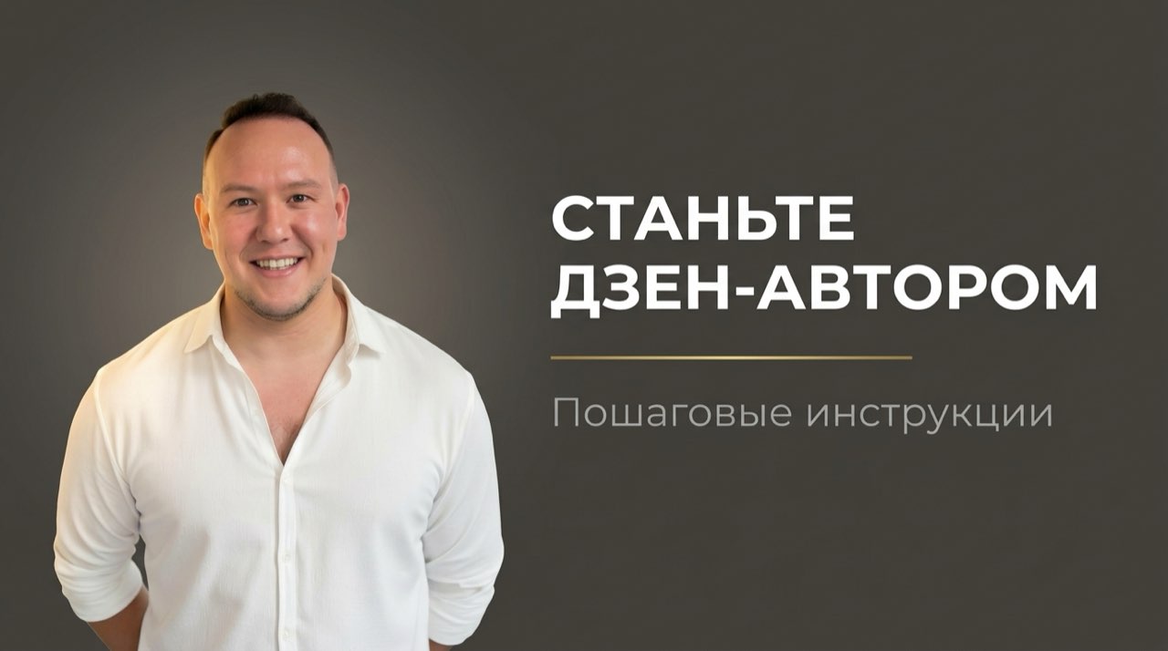 Дзен стать автором