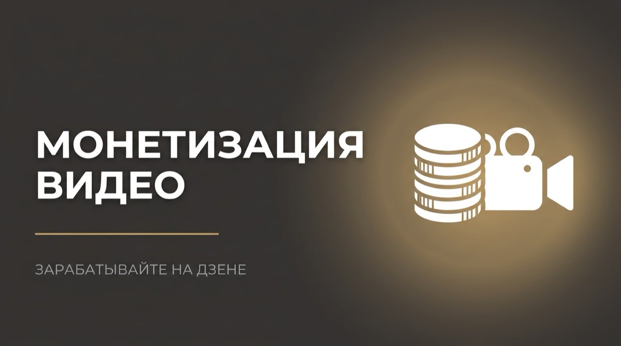 Дзен видео монетизация