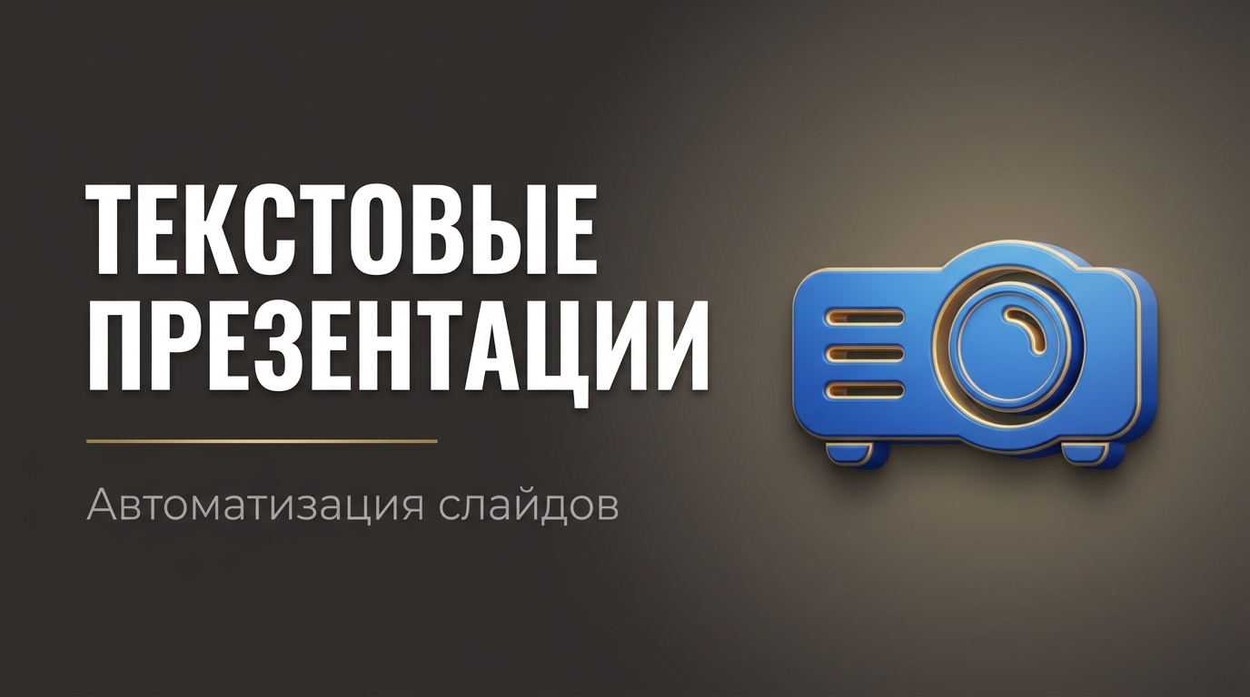 Ии для создания презентаций по готовому тексту