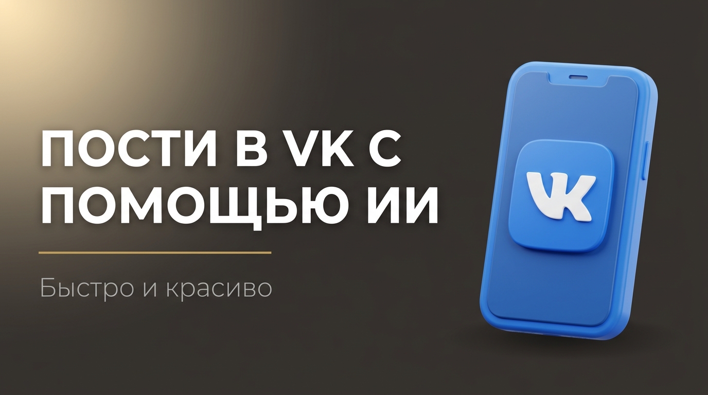 Ии написать пост в вк