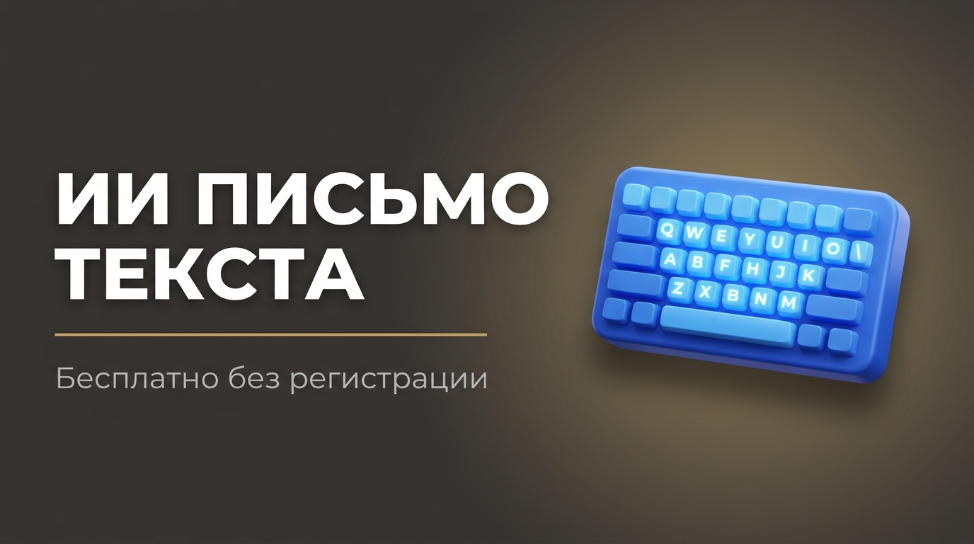 Искусственный интеллект написание текста бесплатно без регистрации