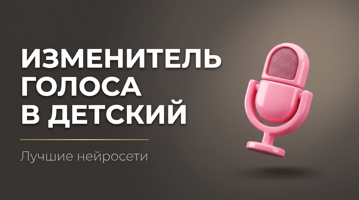 Изменить голос на детский онлайн