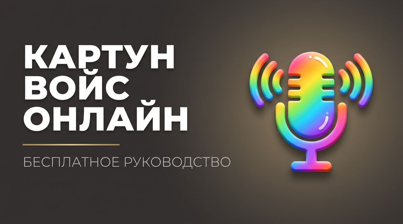 Изменить голос онлайн на мультяшный бесплатно