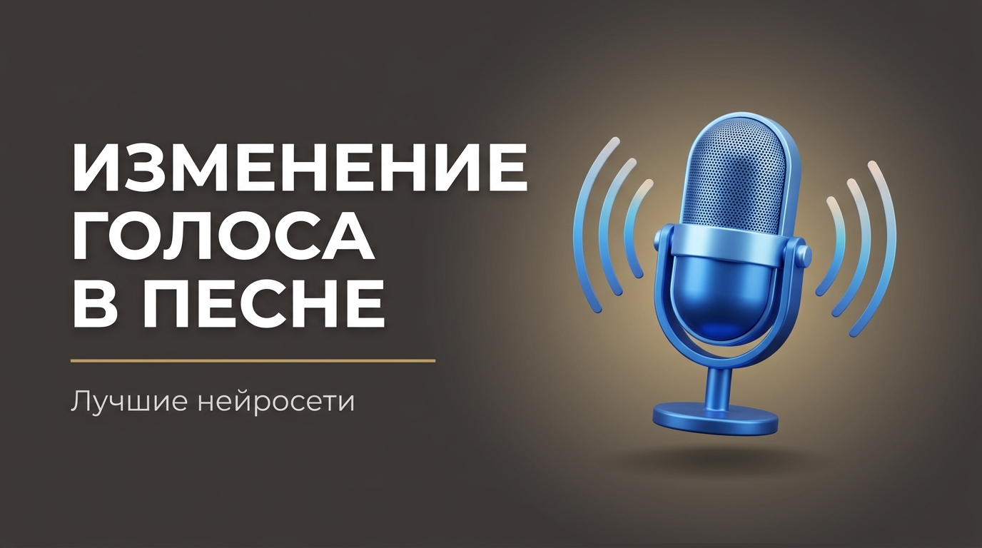 Изменить голос онлайн в песне