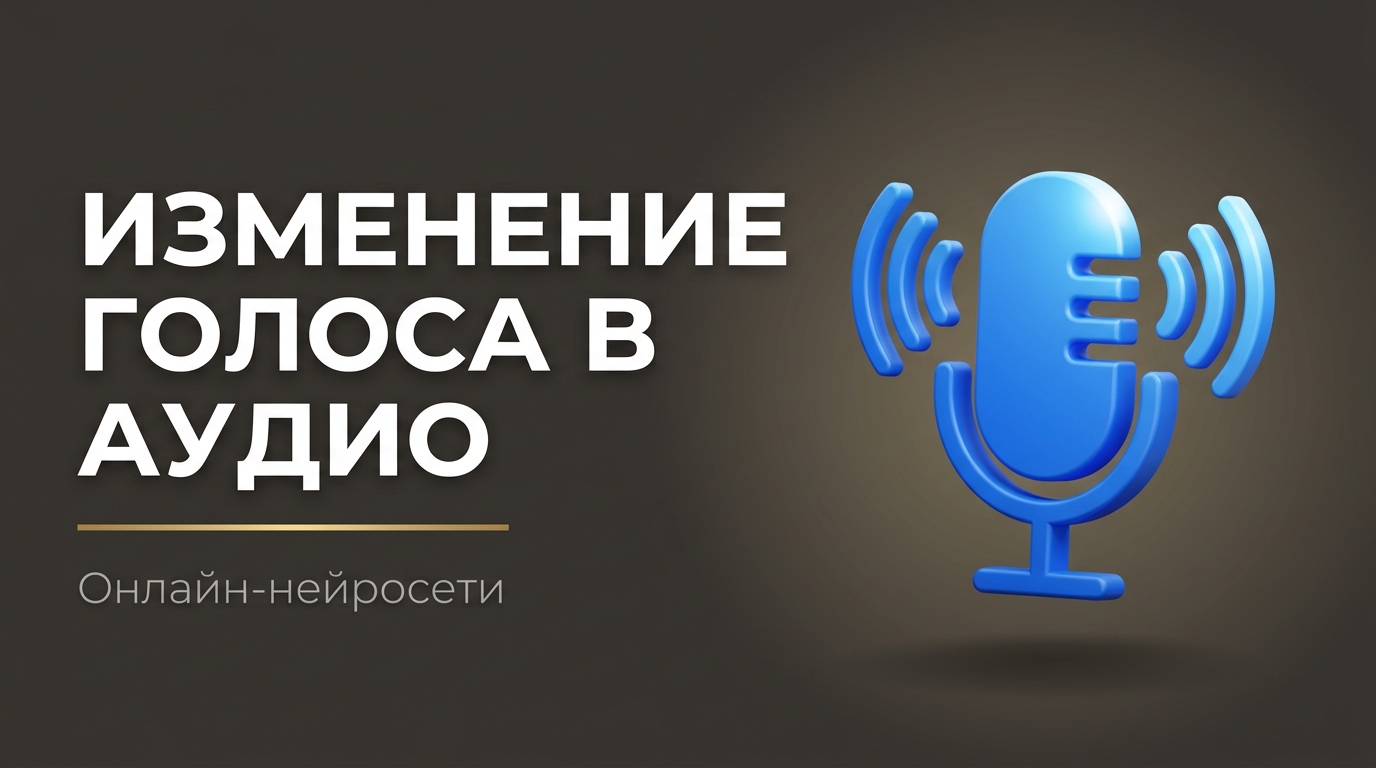 Изменить голос в аудиозаписи онлайн