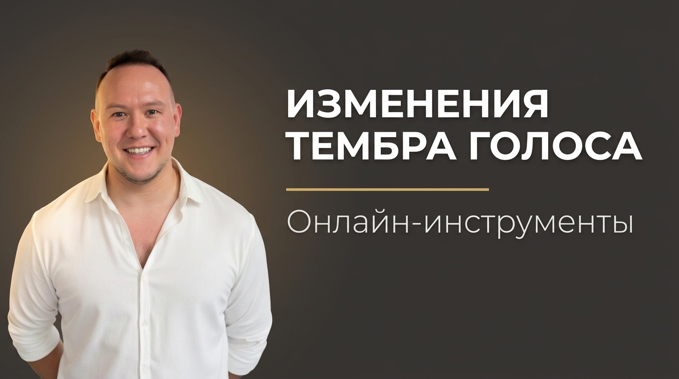 Изменить тембр голоса онлайн