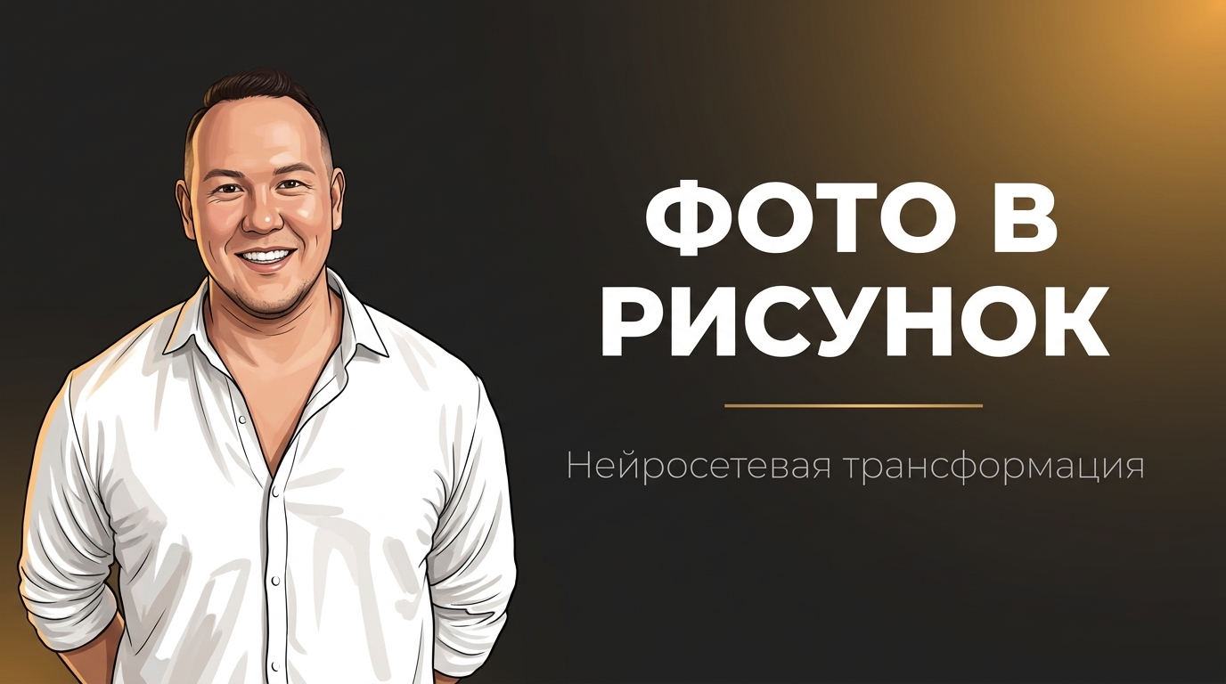 Как из фото сделать рисунок нейросеть