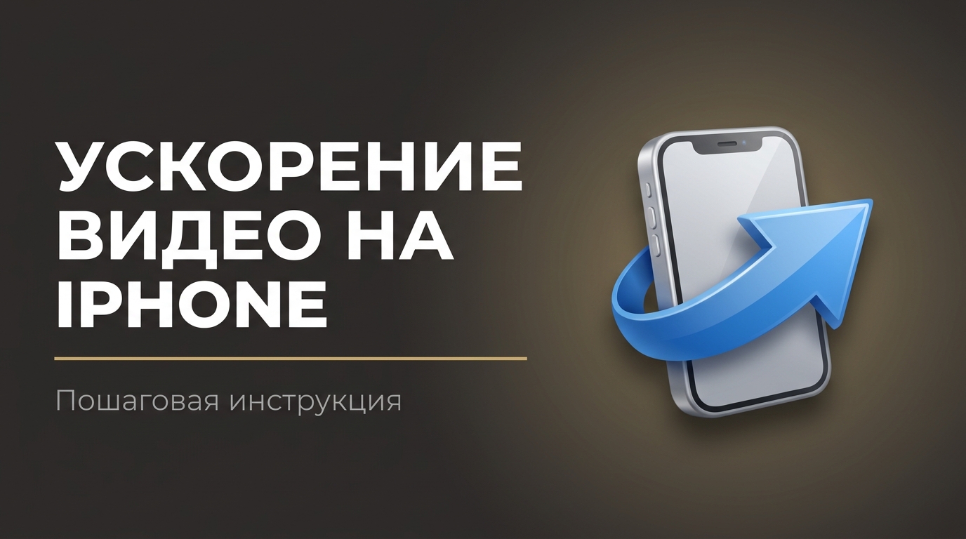 Как на айфоне из замедленного видео сделать обычное