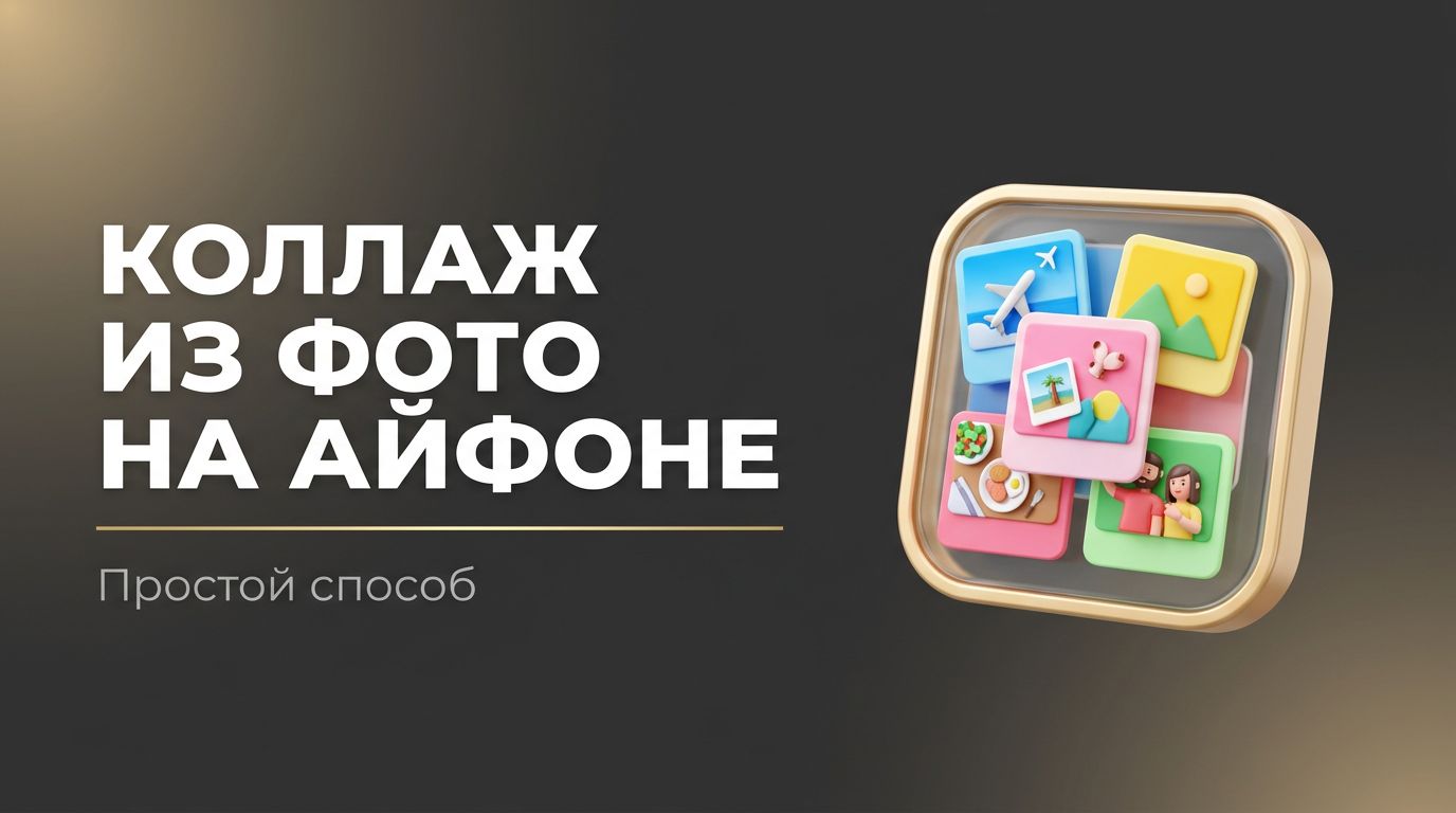 Как на айфоне сделать коллаж фото