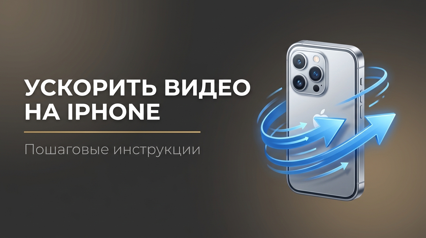 Как на айфоне увеличить скорость видео