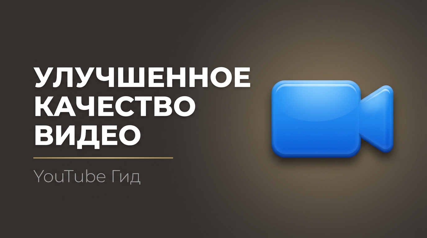 Как на ютубе улучшить качество видео