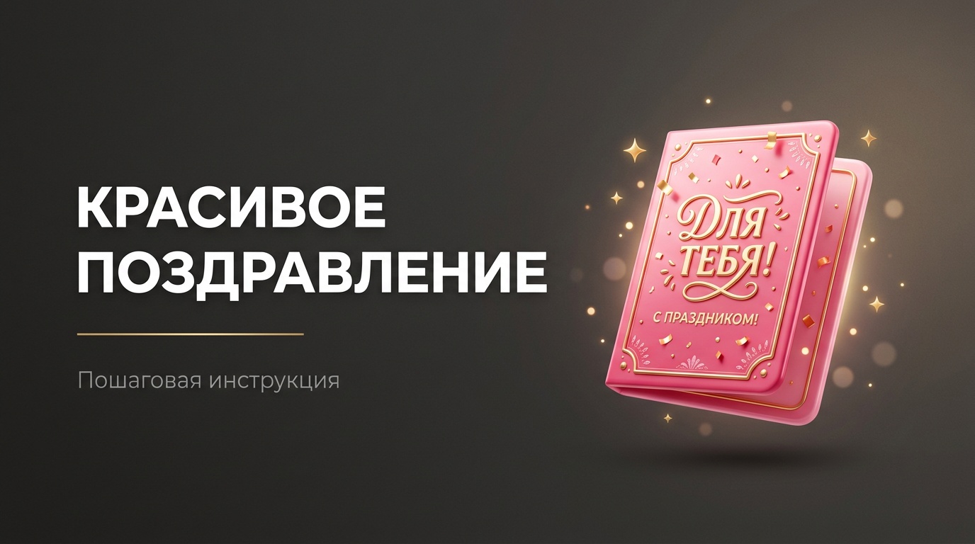 Как написать красиво поздравление с днем рождения