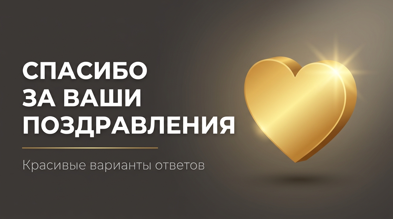Как написать красиво спасибо за поздравления