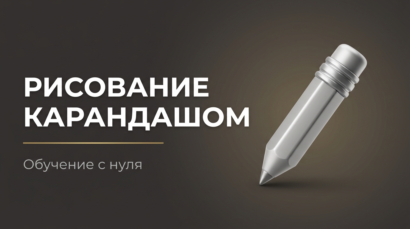 Как научиться рисовать карандашом с нуля поэтапно