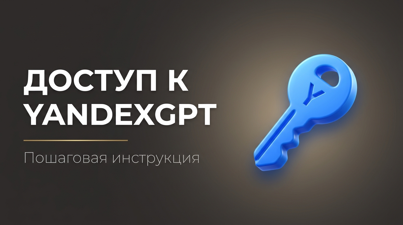 Как открыть yandexgpt