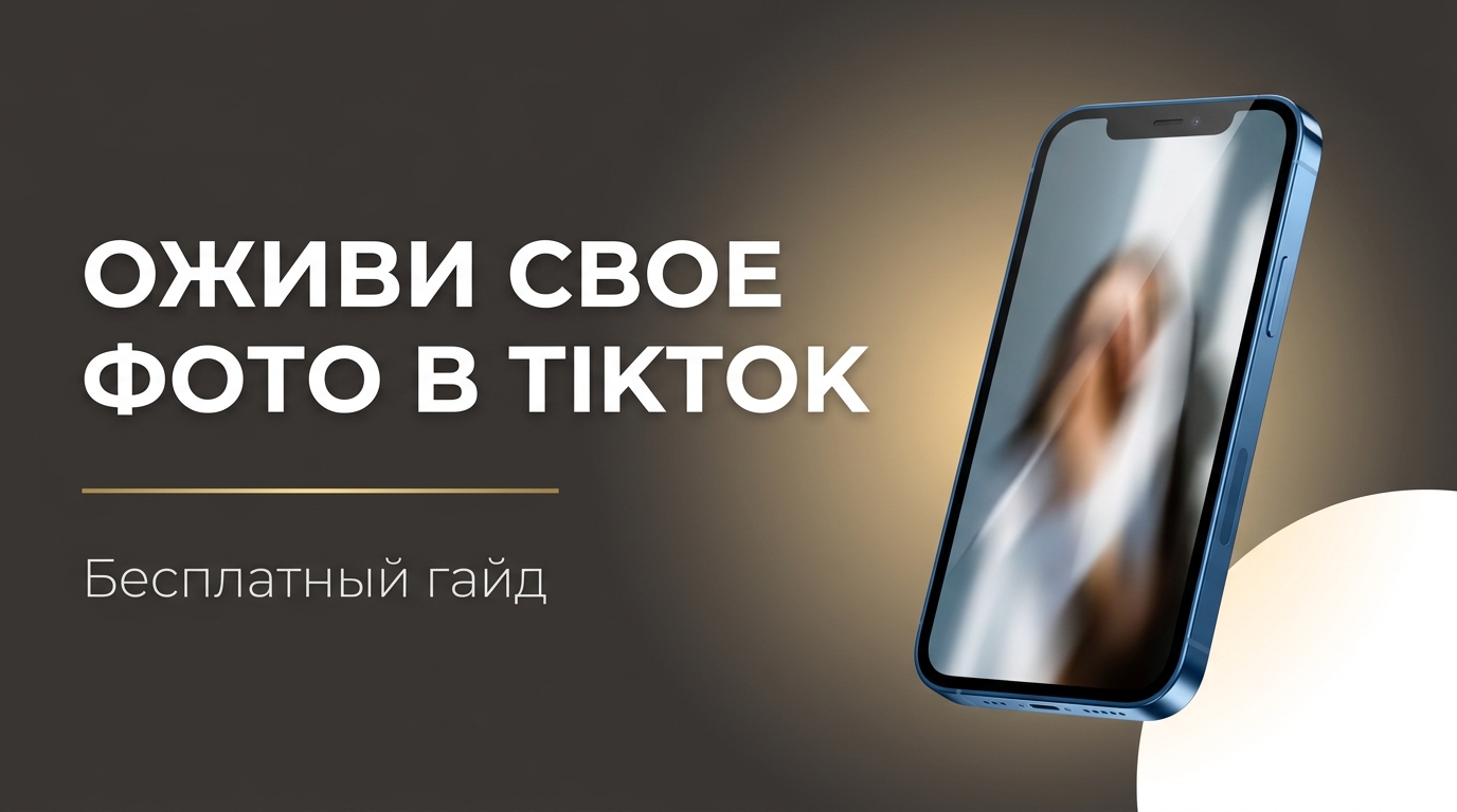 Как оживить фото в тик токе