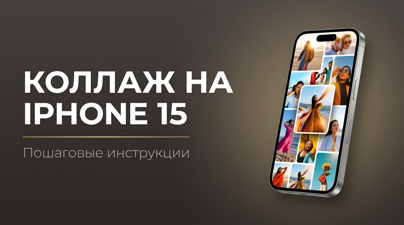 Как сделать коллаж на айфоне 15