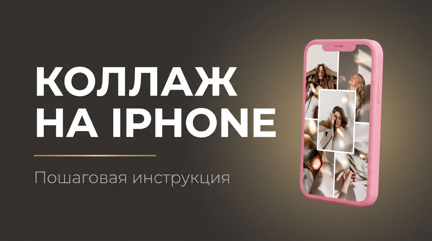 Как сделать коллаж на айфоне