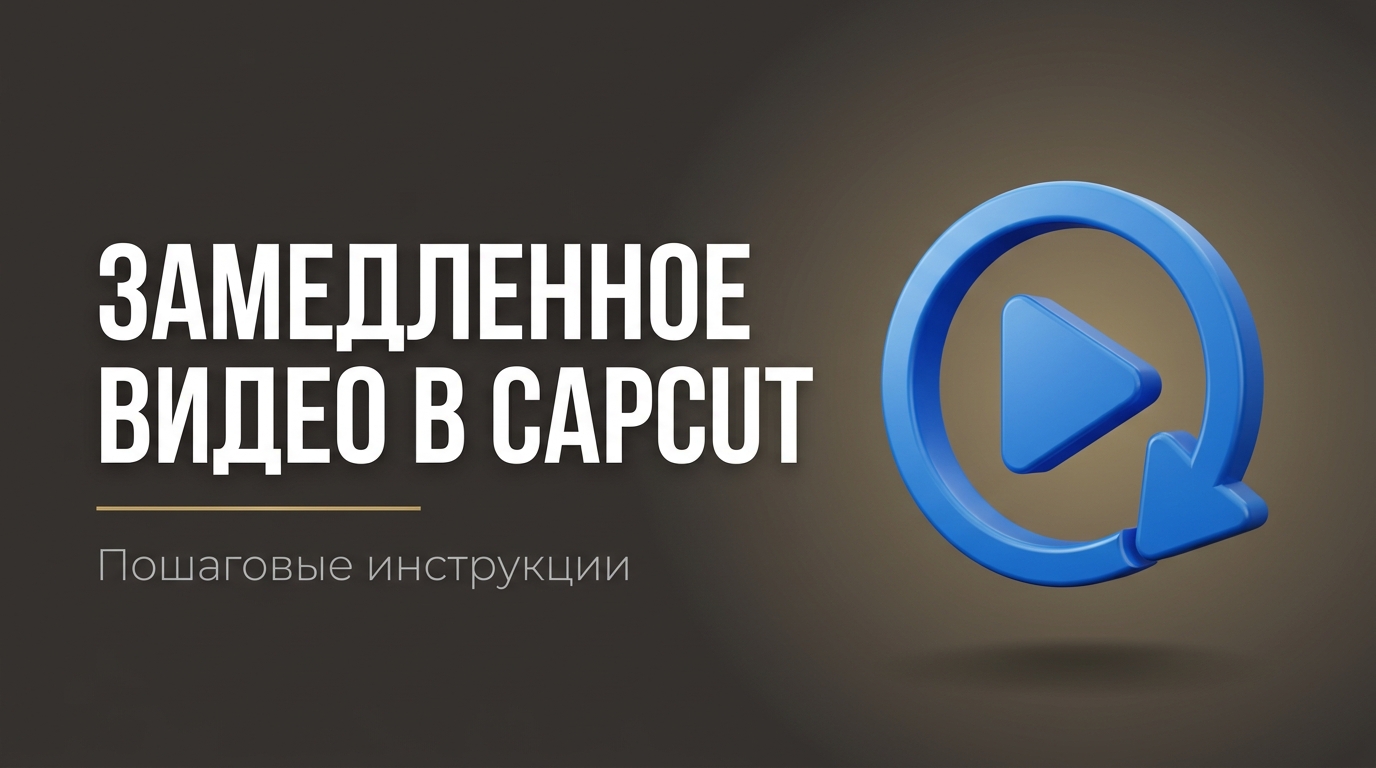 Как сделать замедленное видео в capcut