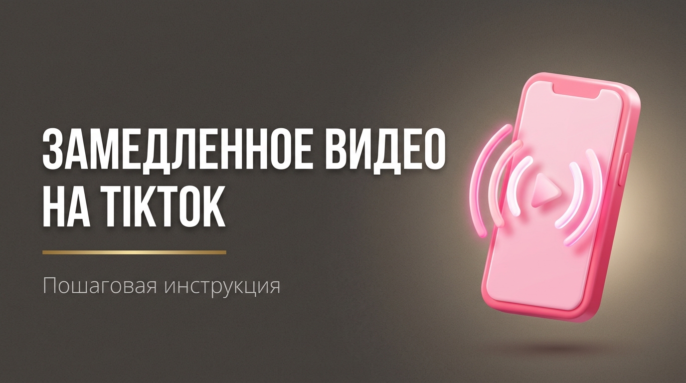 Как сделать замедленное видео в тик токе