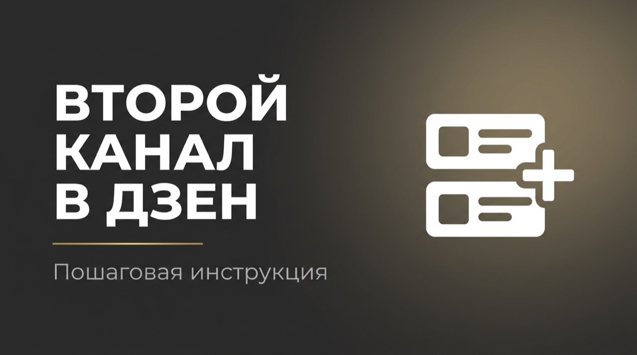 Как создать второй канал в дзене