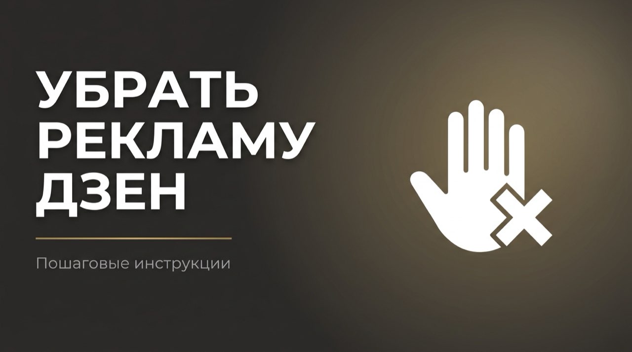 Как убрать рекламу в яндекс дзен на андроид