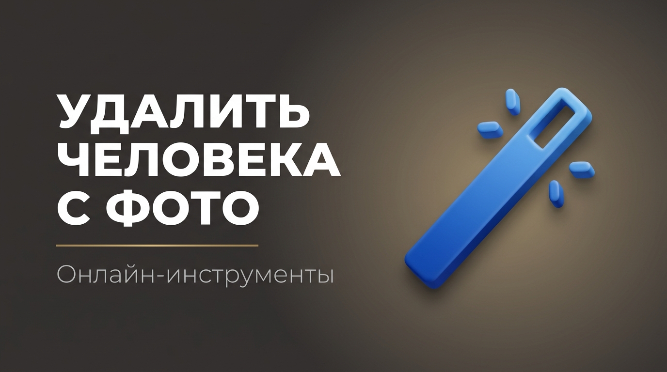 Как убрать с фото человека онлайн