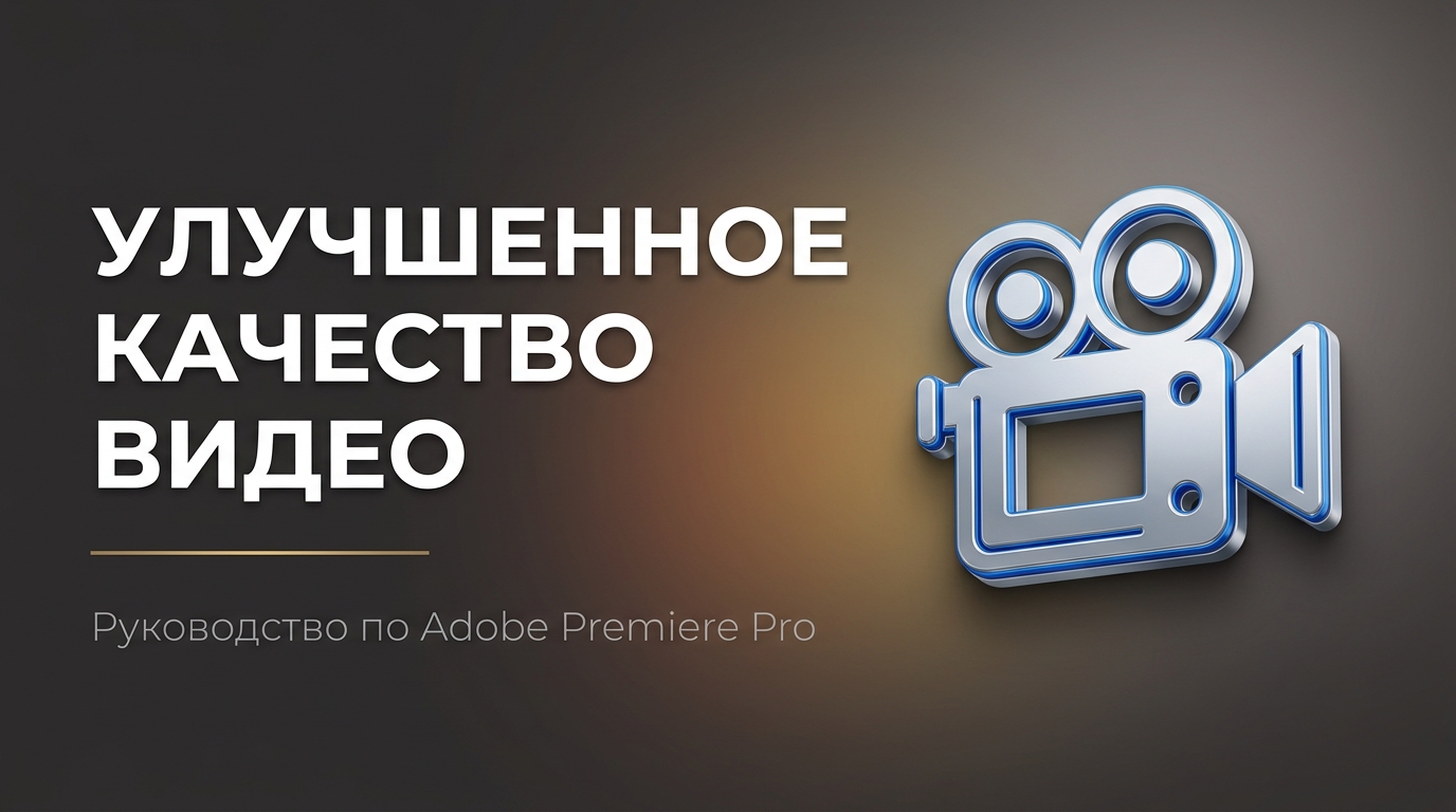 Как улучшить качество видео в adobe premiere pro