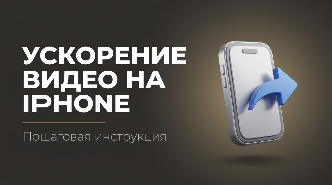 Как ускорить видео на айфоне