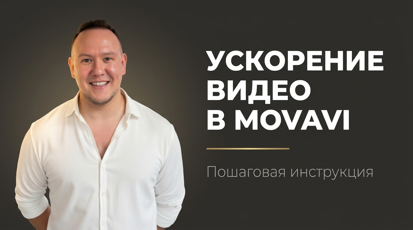 Как в мовави ускорить видео