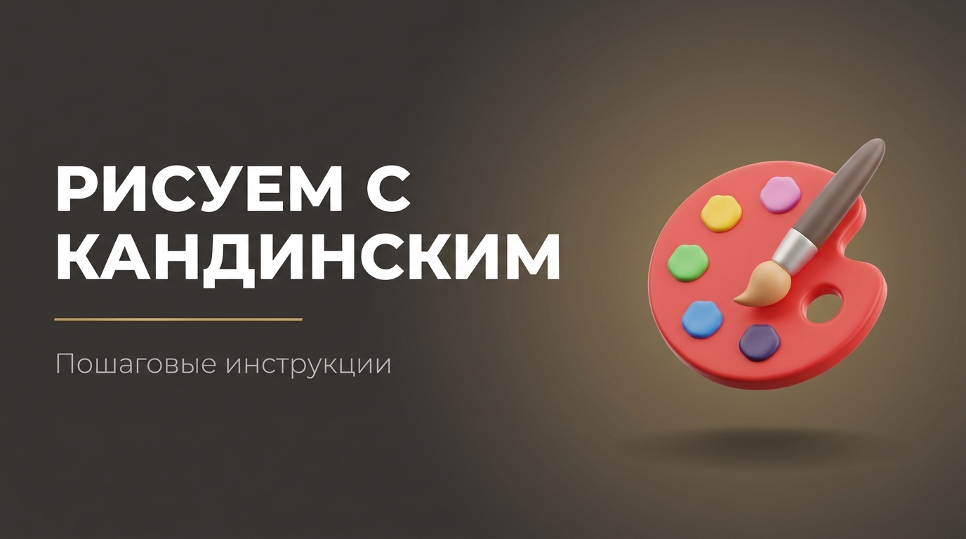 Кандинский рисовать
