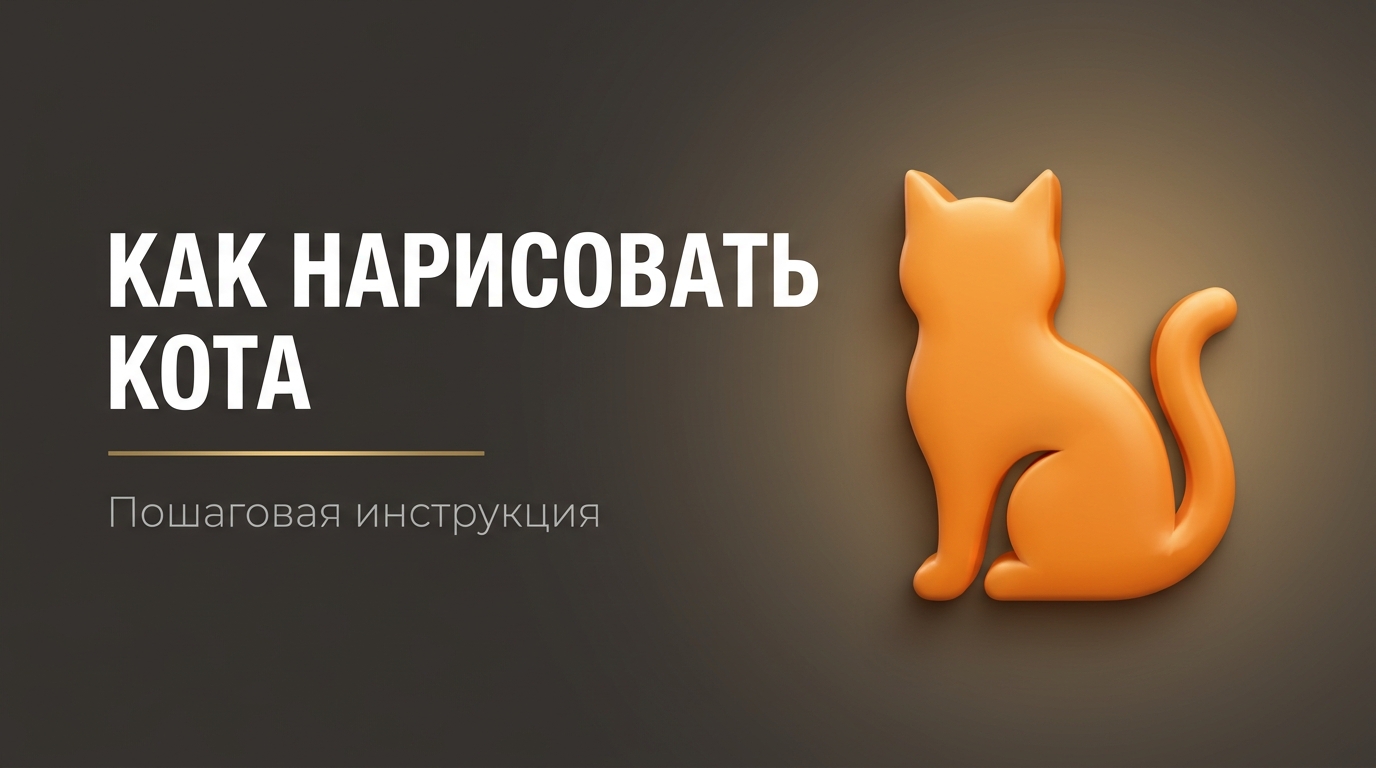 Картинки как нарисовать котика