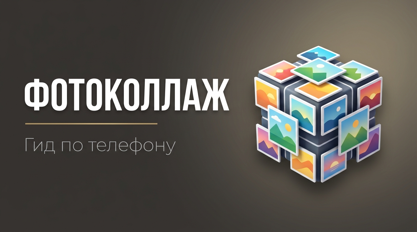 Коллаж из фото как сделать на телефоне