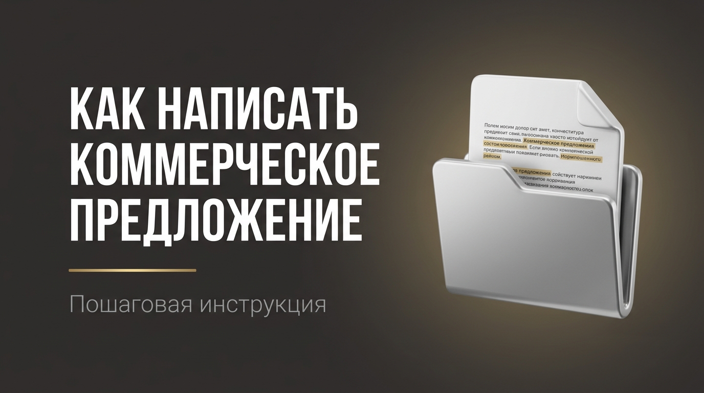Коммерческое предложение как написать