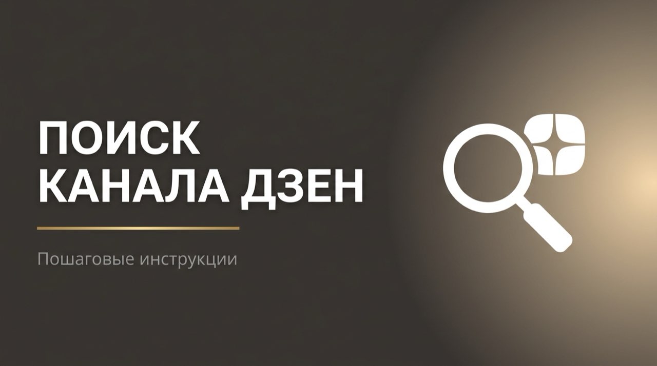 Найти дзен канал