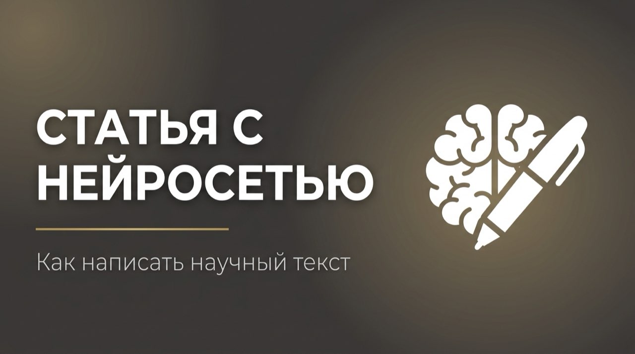 Написать научную статью с помощью нейросети