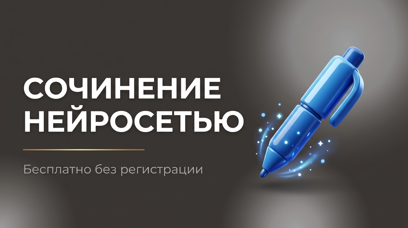 Написать сочинение нейросетью бесплатно без регистрации
