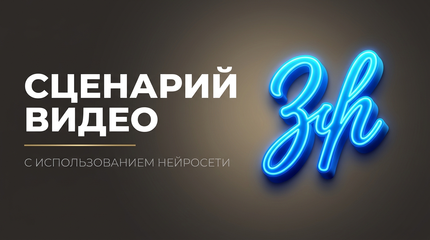 Написать сценарий для видео с помощью нейросети