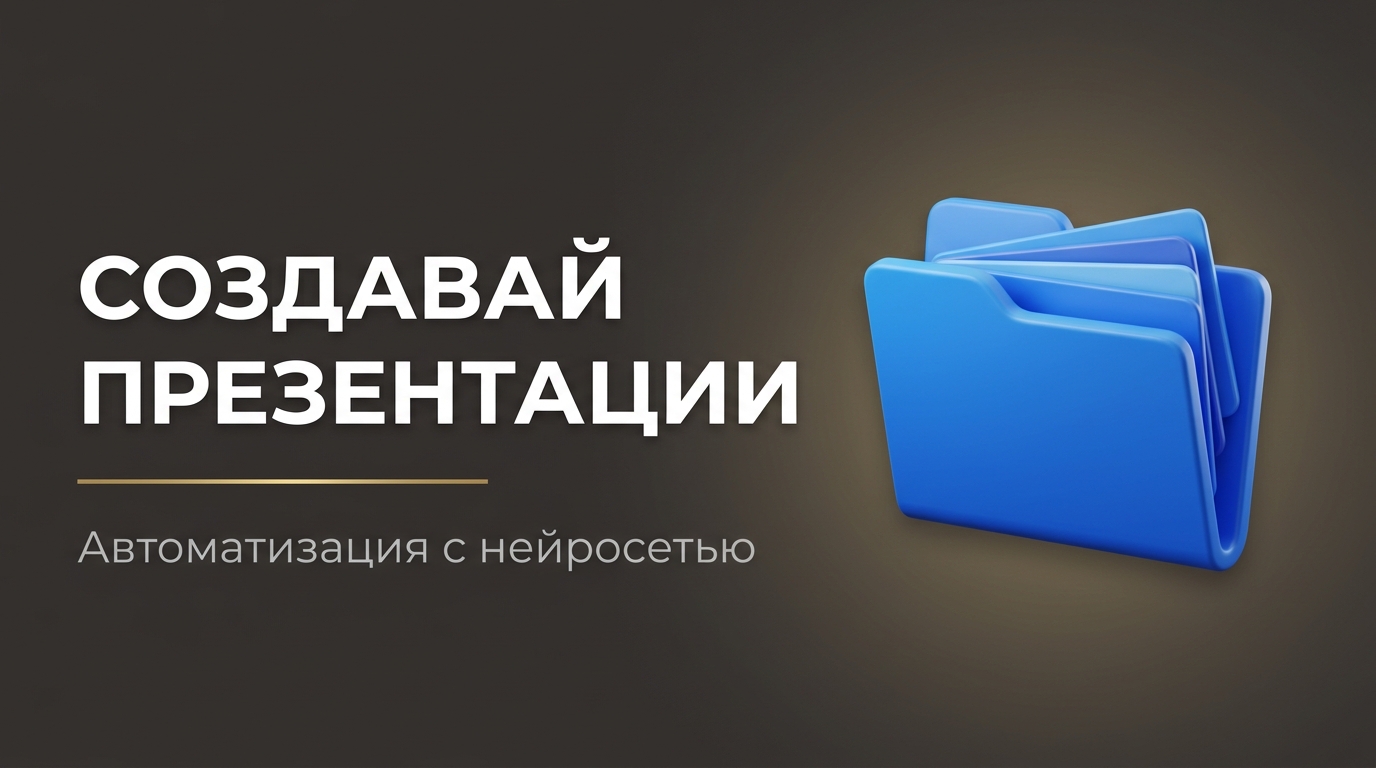 Нейронка которая делает презентации