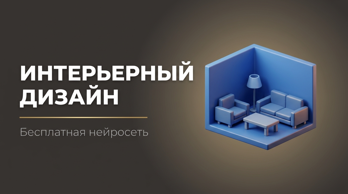 Нейросеть для дизайна интерьера бесплатный онлайн