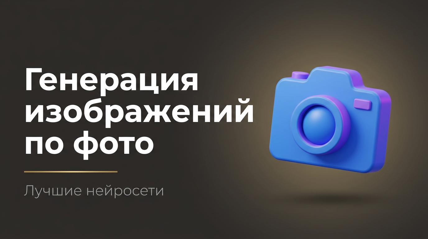 Нейросеть для генерации изображений с фото