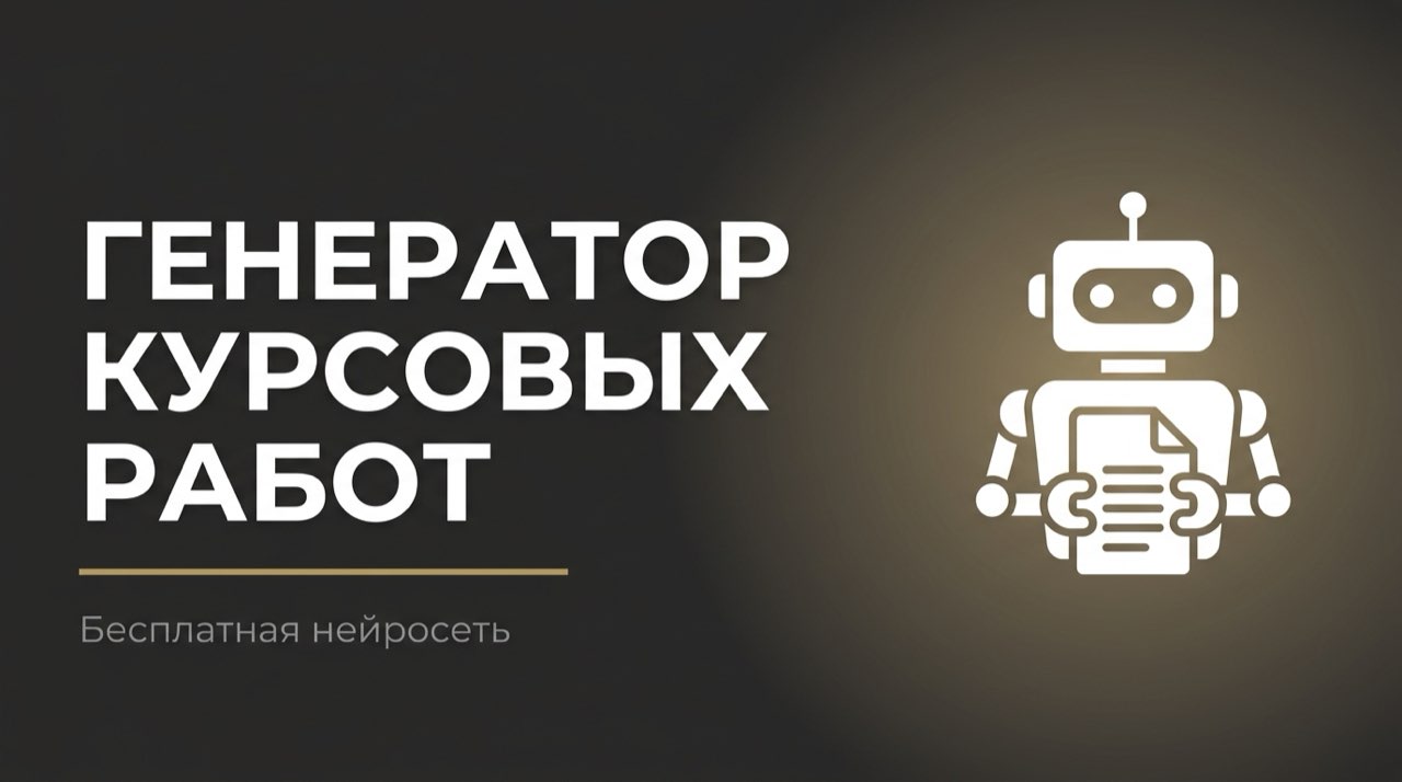 Нейросеть для генерации курсовых работ бесплатно