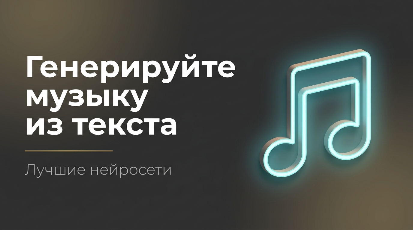 Нейросеть для генерации музыки из текста