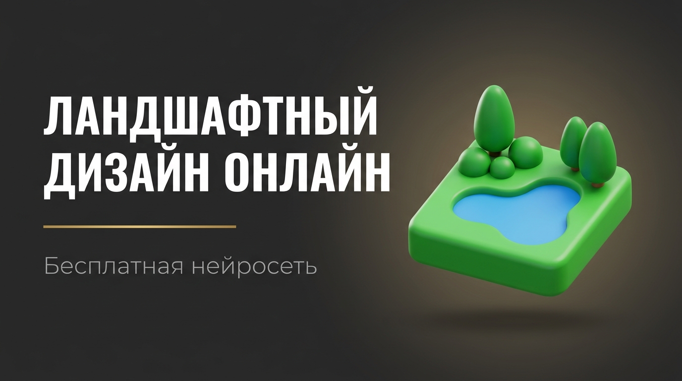 Нейросеть для ландшафтного дизайна онлайн бесплатно