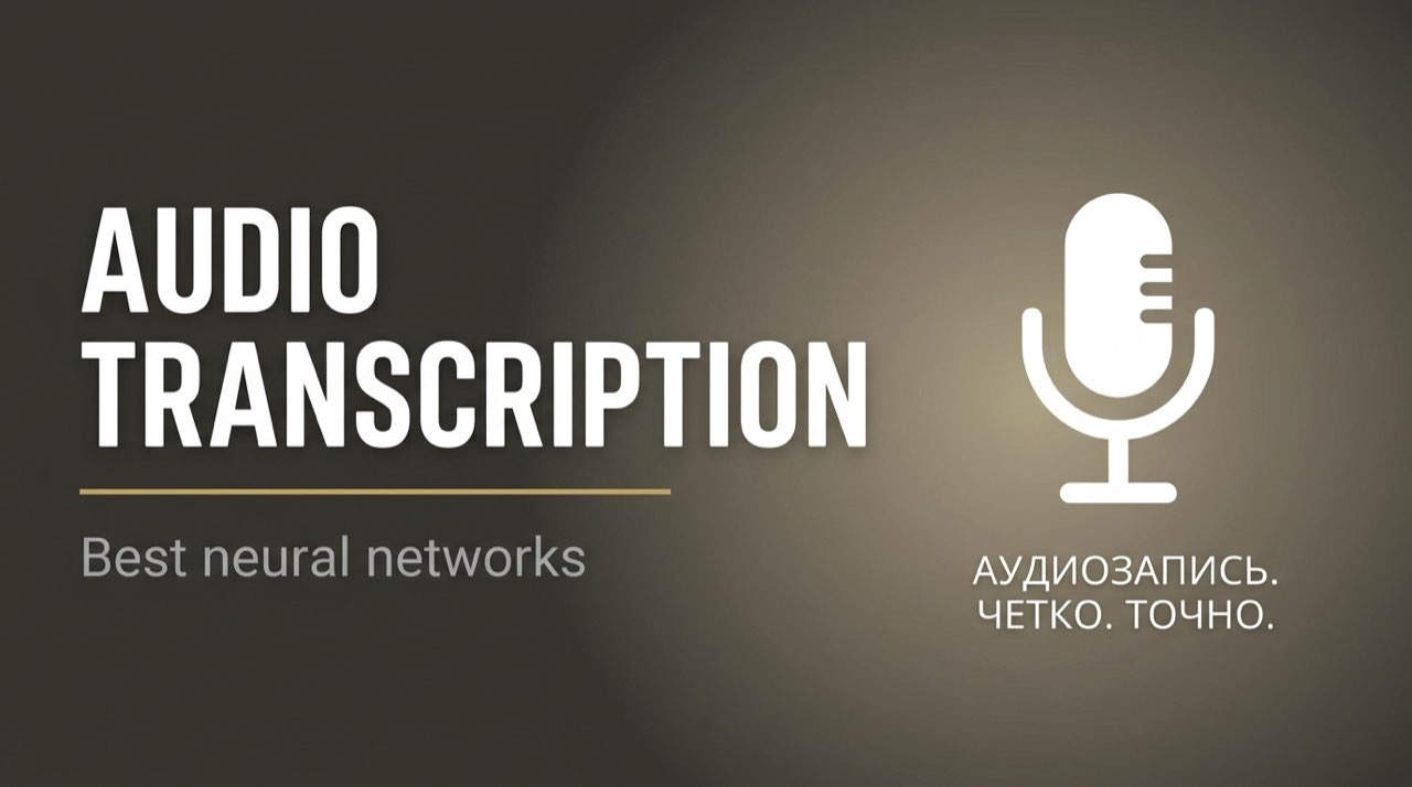 Нейросеть для перевода аудио в текст
